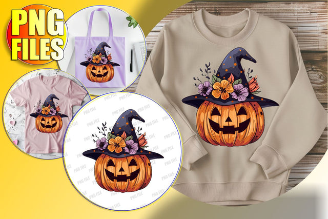 Adorable Halloween Pumpkin Clipart with Bow - Fall Design Sublimation afrosvg 