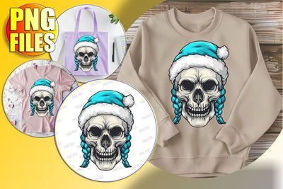 Adorable Halloween Skull Sublimation Design - Bow Fall Clipart Sublimation afrosvg 
