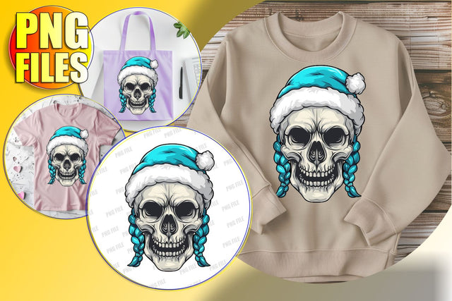 Adorable Halloween Skull Sublimation Design - Bow Fall Clipart Sublimation afrosvg 