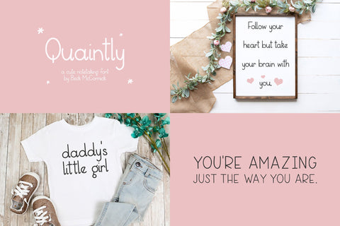 Adorable Handwriting Font Mini Bundle Font Beck McCormick 