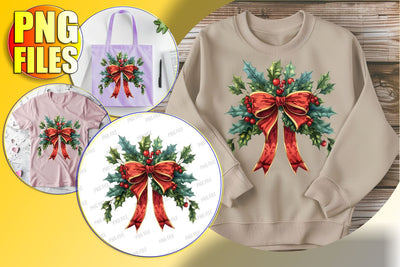 Adorable Holiday Watercolor Clipart Sublimation PNG Design Sublimation afrosvg 