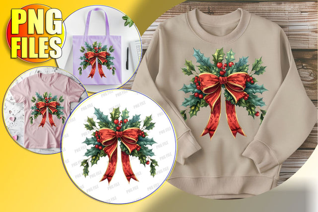 Adorable Holiday Watercolor Clipart Sublimation PNG Design Sublimation afrosvg 