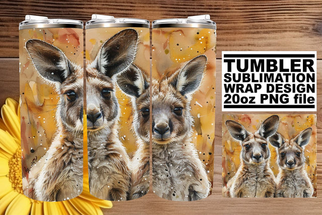 Adorable Mom & Cub Wildlife Tumbler Wrap: Mom's Day Joy Sublimation afrosvg 