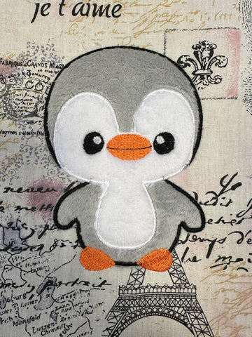 Adorable Penguin Applique - Machine Embroidery Design Embroidery/Applique DESIGNS Candles Design 