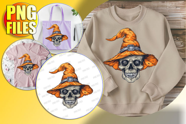 Adorable Skull Sublimation Design for Halloween - Bow PNG Sublimation afrosvg 