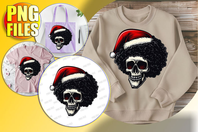 Adorable Skull with Bow Fall Sublimation Clipart PNG Sublimation afrosvg 