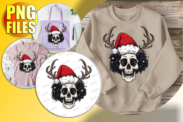 Adorable Skull with Bow for Fall Sublimation - Halloween PNG Sublimation afrosvg 