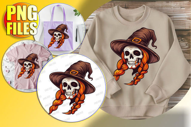 Adorable Skull with Bow Sublimation PNG - Halloween Fall Sublimation afrosvg 