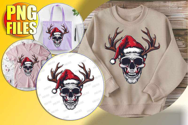 Adorable Skull with Coquette Bow Sublimation Design for Fall Sublimation afrosvg 