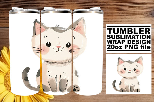 Adorable Spring Boho Critters Tumbler Wrap - 20oz Sublimation Sublimation afrosvg 