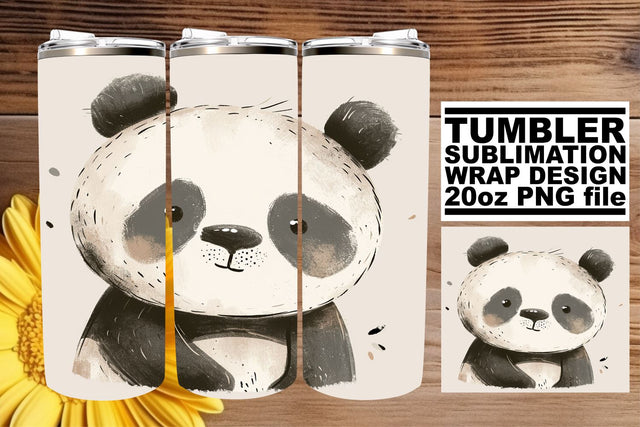 Adorable Spring Boho Critters Tumbler Wrap - 20oz Sublimation Sublimation afrosvg 