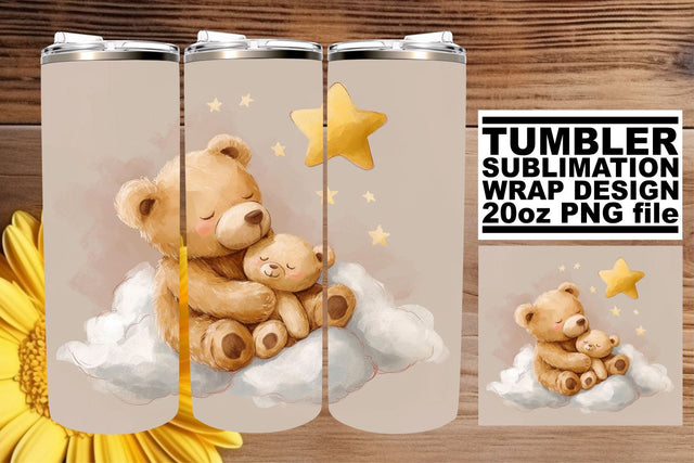 Adorable Sublimation Tumbler - Watercolor Babies Sublimation afrosvg 