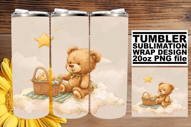 Adorable Sublimation Tumbler with Watercolor Babies - Joyful Moments Sublimation afrosvg 