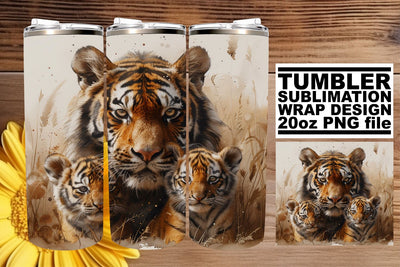 Adorable Watercolor Mommy & Child Tumbler: Mom's Day Happiness Sublimation afrosvg 