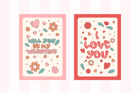 Adore Love - A Charming Outlined Decorative Valentine Font Font Mozzatype 