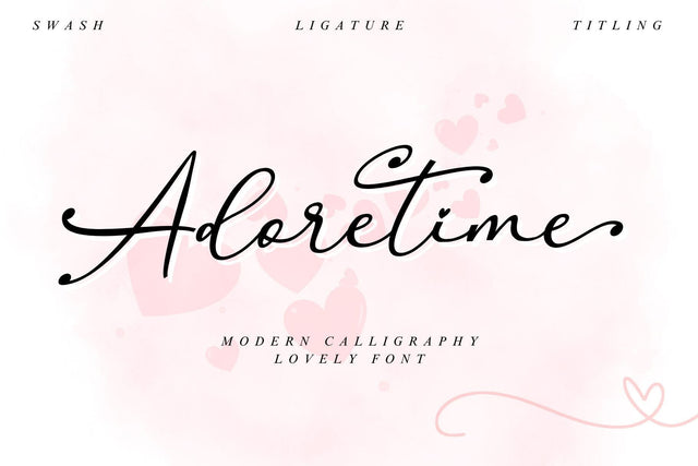 Adoretime Font Afandi Studio 