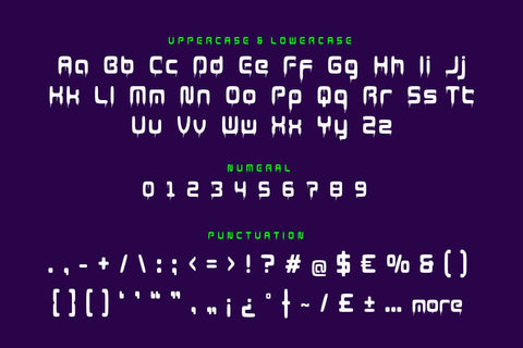 Adripe - Spooky Game Font Font twinletter 