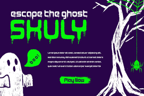 Adripe - Spooky Game Font Font twinletter 