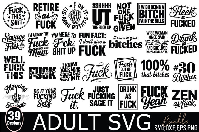 Adult SVG Bundle SVG Angelina750 