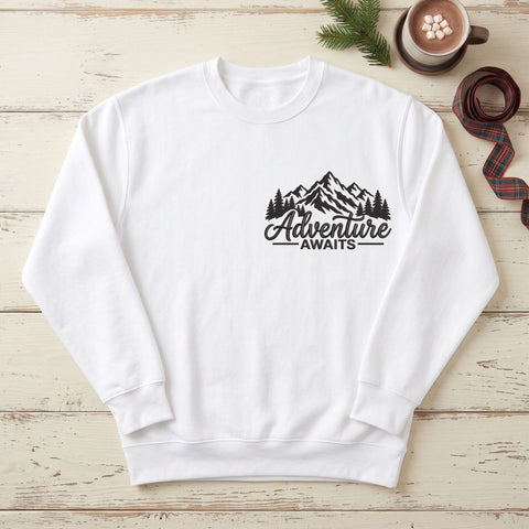 Adventure Awaits Embroidery Design – Mountain Pine Forest Outdoor Camping Hiking Machine Embroidery File Embroidery/Applique DESIGNS PatternFeed8 