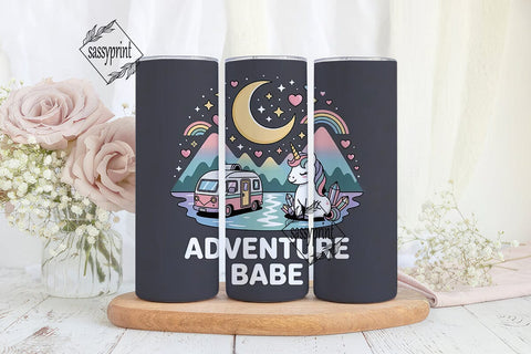 Adventure Babe 20oz Tumbler Wrap Sublimation sassyprint 