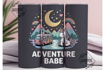 Adventure Babe 20oz Tumbler Wrap Sublimation sassyprint 