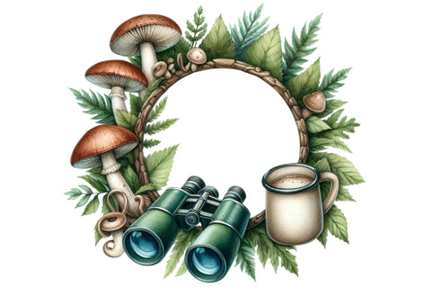 Adventure Camping Frame PNG Bundle Sublimation SVGista 