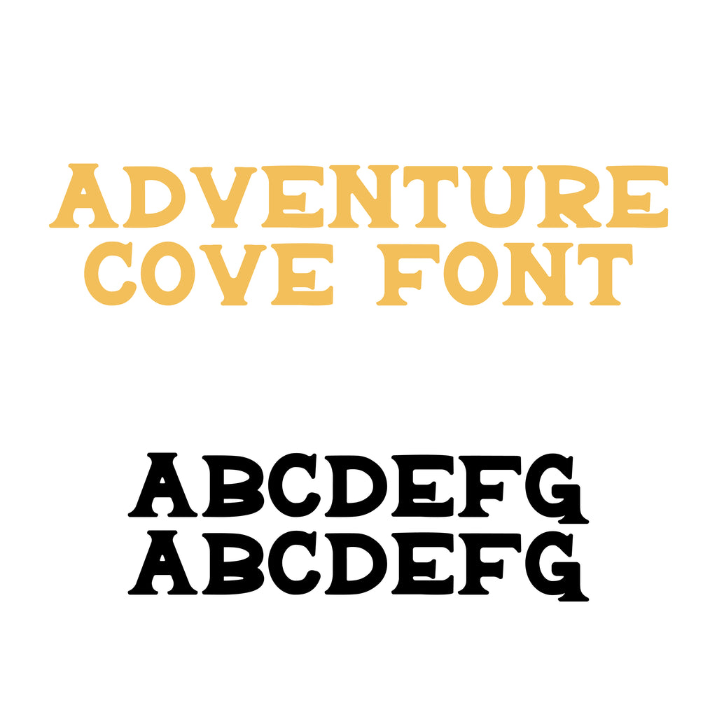 Cove Lettering Design Adventure Cove Font OTF, Fonts for Crafting, Handwritten Font - So Fontsy