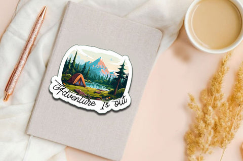 Adventure is Sticker Design Sublimation Regulrcrative 