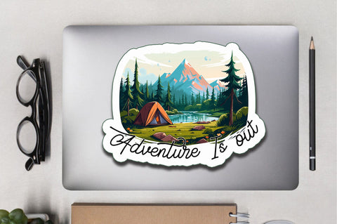 Adventure is Sticker Design Sublimation Regulrcrative 