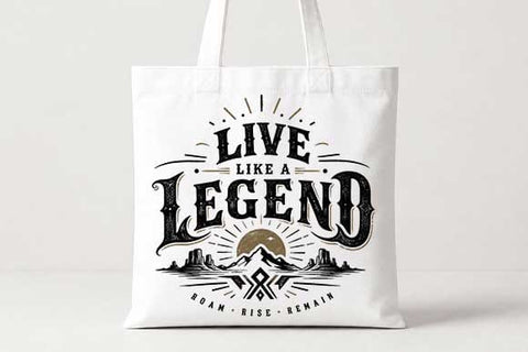 Adventure Quote PNG Live Like a Legend Vintage Digital Download SVG BillahCrafts 