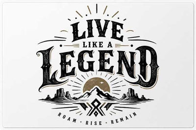 Adventure Quote PNG Live Like a Legend Vintage Digital Download SVG BillahCrafts 