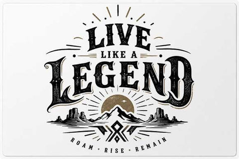 Adventure Quote PNG Live Like a Legend Vintage Digital Download SVG BillahCrafts 