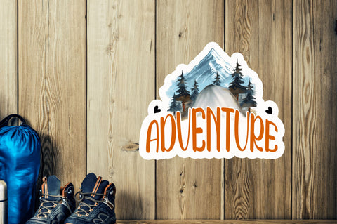 Adventure Sticker Design Sublimation Regulrcrative 