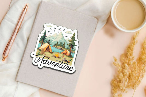 Adventure Sticker Design Sublimation Regulrcrative 