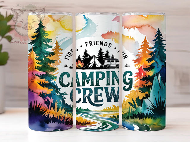 Adventurous Fireside Camping Crew Tumbler, Campfire Tumbler Design, Friends Camping Tumbler, 20oz Tumbler Sublimation, Fun Camping PNG, Outdoor Adventure Wrap, Fireside Tumbler Design Sublimation Lara' s Designs 