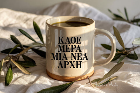 Aegean Stone Greek Font – Classical Serif Display Typeface SVG TonisArtStudio 