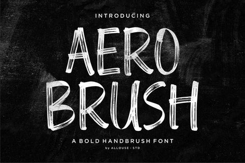 Aero Brush Font Allouse.Studio 