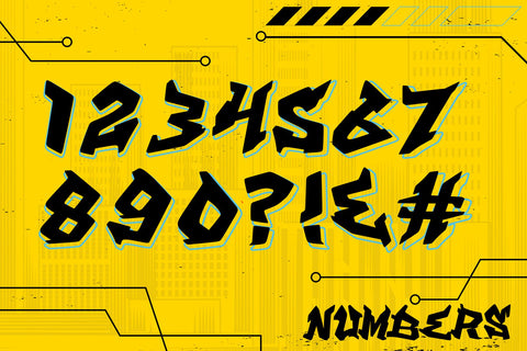 Aero Vault - Cyberpunk Graffiti Font Font Mozzatype 