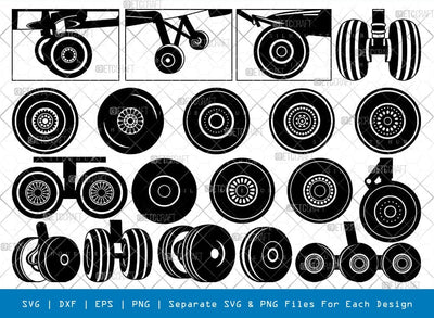 Aeroplane Wheels Svg Cricut Cut Files Png Bundle SVG ETC Craft 