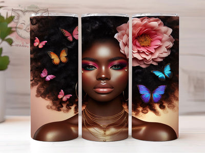 Aesthetic Juneteenth Freedom Tumbler, Black Woman Wrap, Freedom Celebration Cup, 20oz Sublimation Wrap, Afrocentric Pride Tumbler, Cultural Heritage Cup, Empowerment Woman Wrap Sublimation Lara' s Designs 