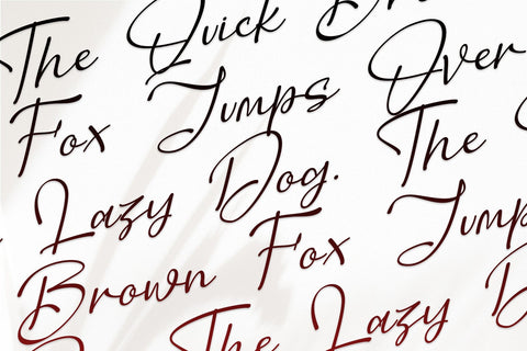 Aesthetic Lettering Font Afandi Studio 