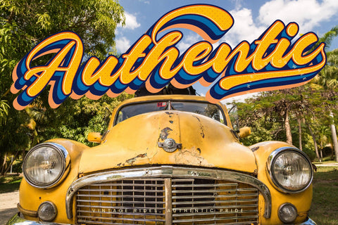 Aesthetic Timeglow - Retro Script Font Font Letterena Studios 