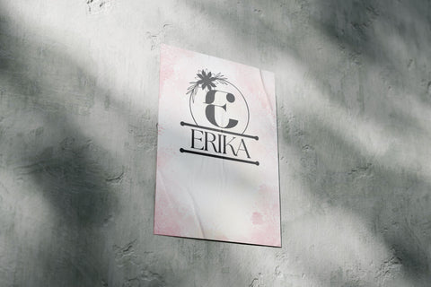 Aether Monogram Line Font Dm Letter Studio 