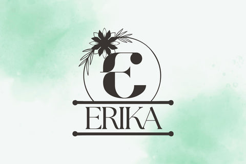 Aether Monogram Line Font Dm Letter Studio 