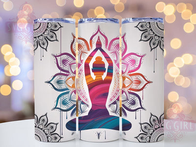 Affirmation Positive Quote Yoga Tumbler, Positive Quote Cup, Mindful Inspiration Wrap, 20Oz Sublimation Tumbler, Motivational Wellness Design, Spiritual Yoga Gift, Uplifting Meditation Cup Sublimation SvggirlplusArt 
