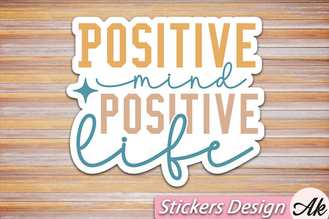 Affirmation Stickers Bundle SVG akazaddesign 