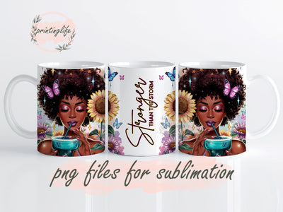 Affirmation Sublimation Design, Margarita Sunflower Mug Wrap Design, Instant Digital Design Download Mug Wrap Design, Mug Design PNG Sublimation PrintingLife 