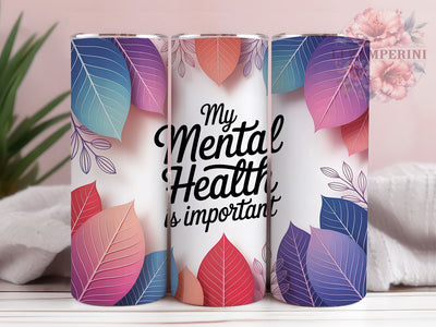 Affirmations Quote 20oz Tumbler, Mental Health, Positive Message, Square Design, Inspirational Print, 20oz Sublimation, PNG Design Sublimation Li Zamperini 