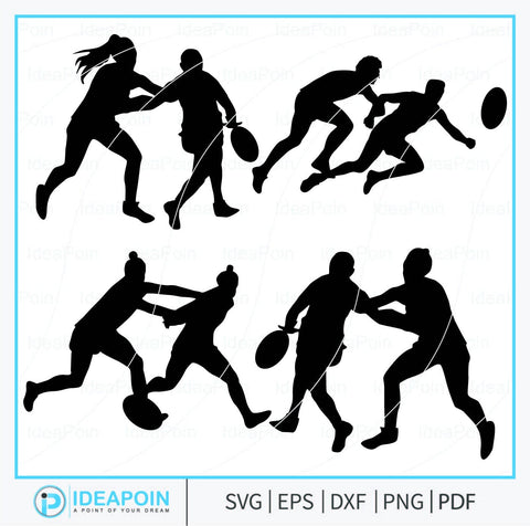 Afl SVG, Australian Rules Football Silhouette, Afl Silhouette bundle, Afl Football Clipart, Australian Rules Football Vector SVG Dinvect 